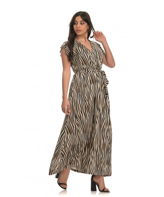 ΦΟΡΕΜΑ ΜΑΞΙ ΚΡΟΥΑΖΕ ZEBRA PRINT