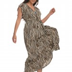 ΦΟΡΕΜΑ ΜΑΞΙ ΚΡΟΥΑΖΕ ZEBRA PRINT