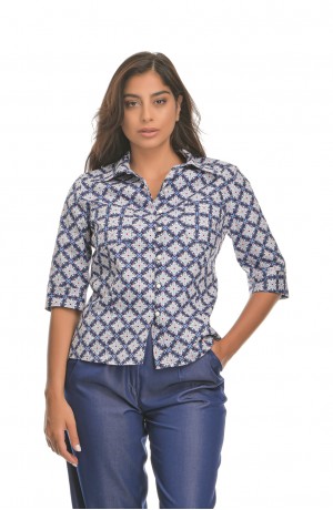 ΒΑΜΒΑΚΕΡΟ ΠΟΥΚΑΜΙΣΟ ΜΕ ΓΕΩΜΕΤΡΙΚΑ ΣΧΕΔΙΑ